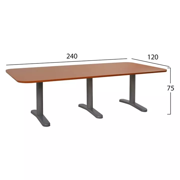 Professional conference office HM2047.13 in cherry color 240x120x75 cm.