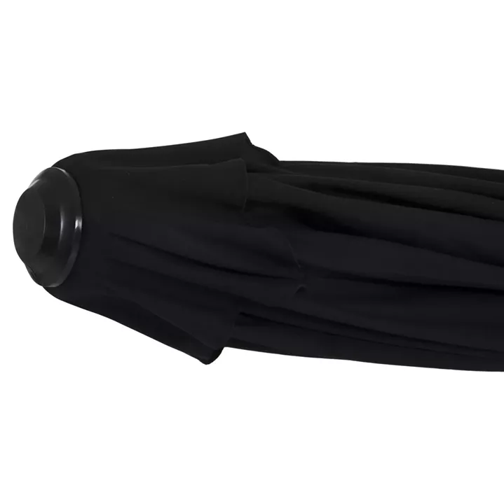 Professional Umbrella ALU 2.20x2.20 Black Fabric Acrylic 8rays HM6013.03