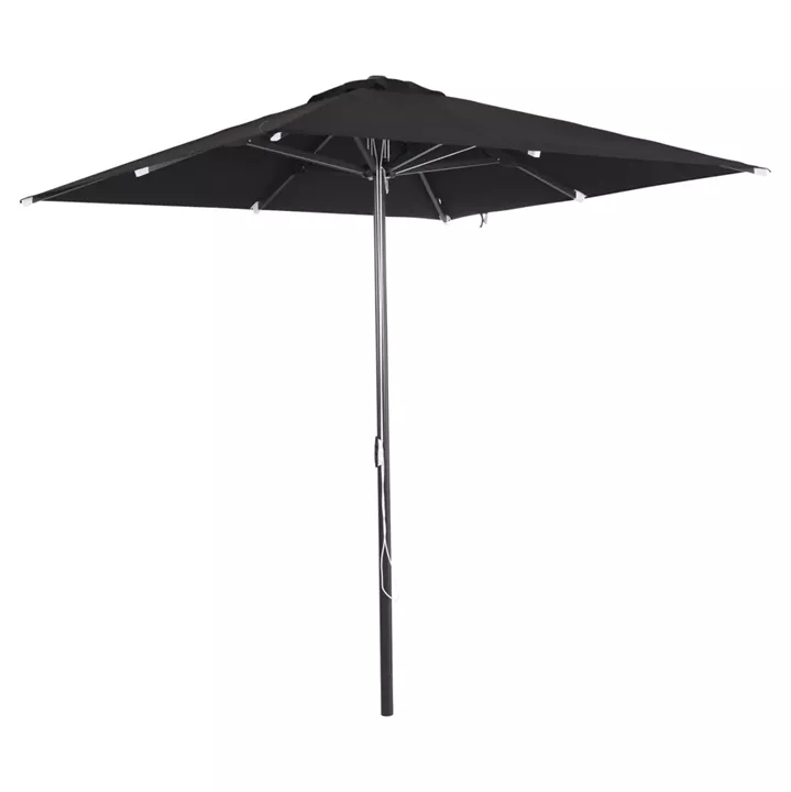 Professional Umbrella ALU 2.20x2.20 Black Fabric Acrylic 8rays HM6013.03