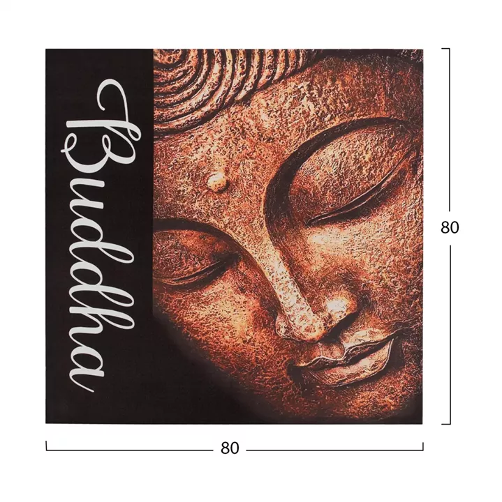 Canvas Buddha2 HM7156.02 80X80X2.5 cm.