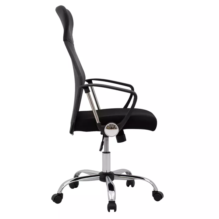 Office chair CABLE HM1000.10 Black Grey Mesh chromed leg 61x58x118
