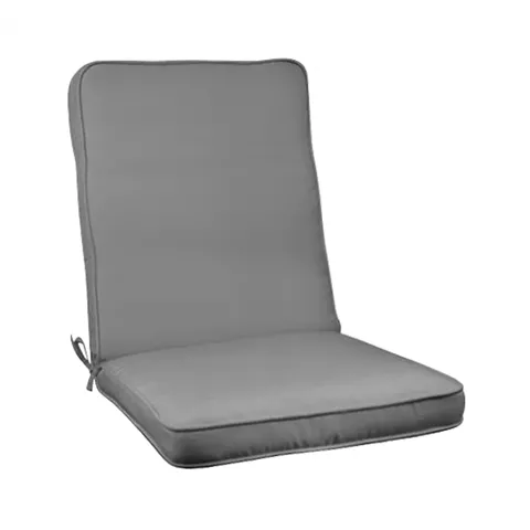ΜΑΞΙΛΑΡΙ ΚΑΡΕΚΛΑΣ ΜΕ ΠΛΑΤΗ POLYESTER CHIOS ΓΚΡΙ HM11238.10P 117(45+72)X46X6 εκ.