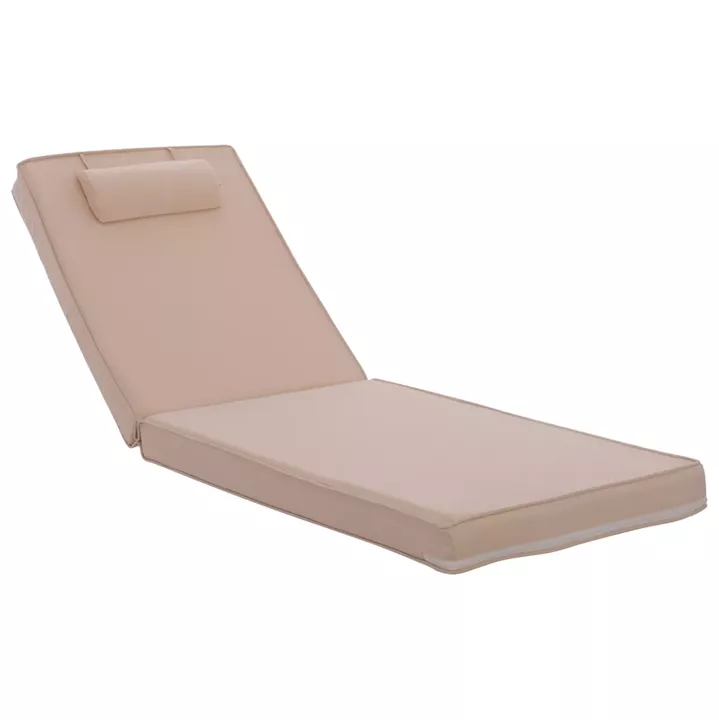 Sunbed Cushion Polyester Chios Beige HM11236.01P 196(117+1+78)x58x8cm