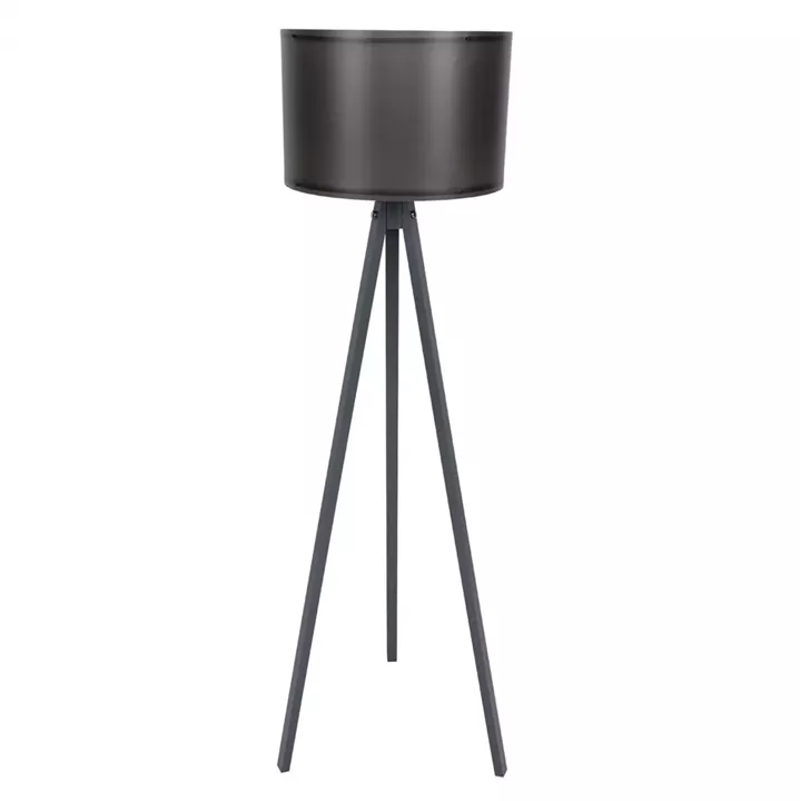 FLOOR LAMP IN GREY AND BLACK HM7272.10 Φ38x145 cm