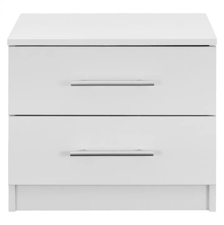 NIGHT STAND HM2220.05 WHITE 48x40,5x41,5 cm.