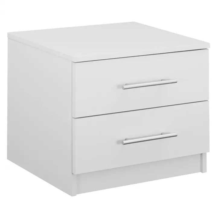 NIGHT STAND HM2220.05 WHITE 48x40,5x41,5 cm.