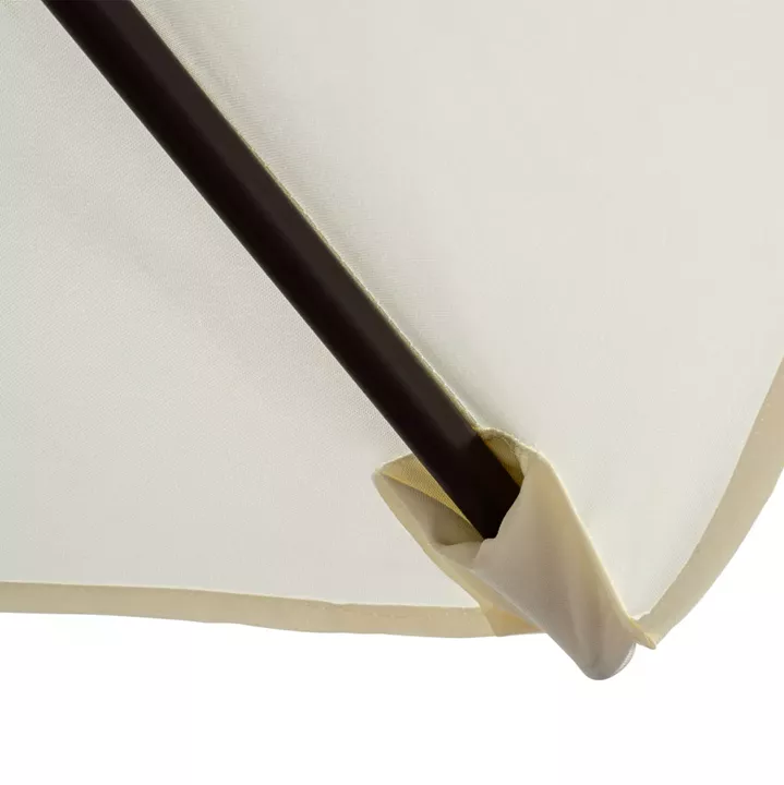 ALUMINUM UMBRELLA HM6030.02 ECRU- GRAY Φ250x236 cm.
