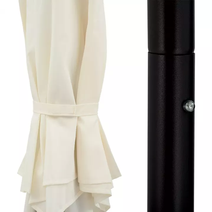 ALUMINUM UMBRELLA HM6030.02 ECRU- GRAY Φ250x236 cm.