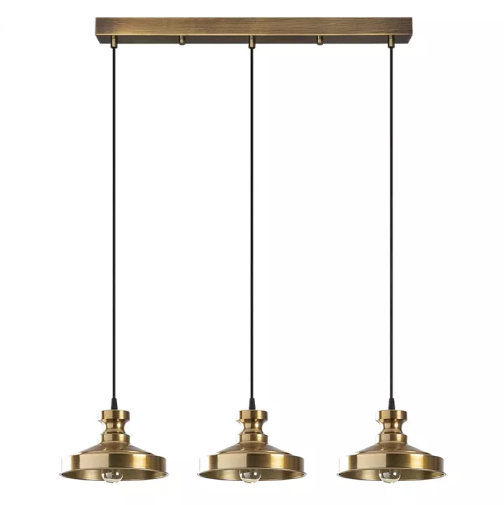 PENDANT LIGHT METALLIC BRONZE E27 HM7317 72X22X29-109cm.