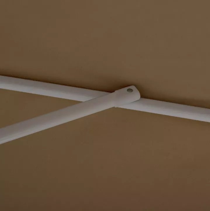 ALUMINUM UMBRELLA Φ3Μ HM6003.02 MOKA WITH ELEVATOR