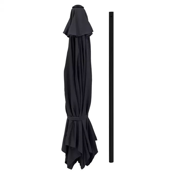ALUMINUM UMBRELLA 2.50M WITH 6 RADIES GRAY CLOTH HM6030.10