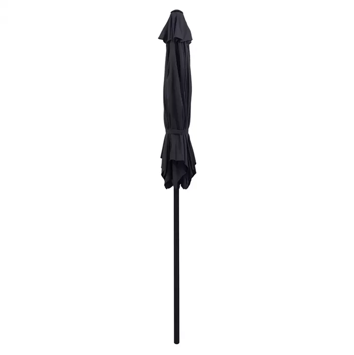 ALUMINUM UMBRELLA 2.50M WITH 6 RADIES GRAY CLOTH HM6030.10
