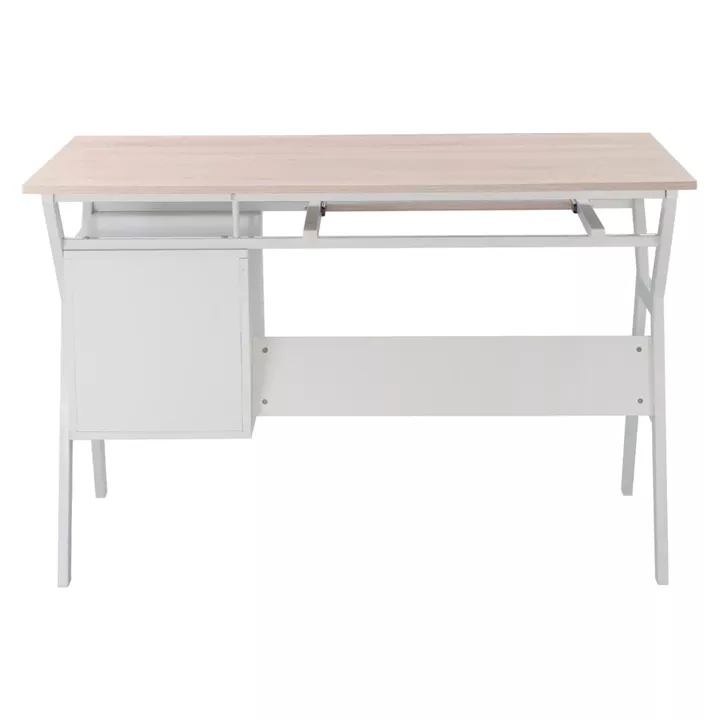 DESK VITINO HM2130.01, SONAMA-WHITE, 120X60X76H