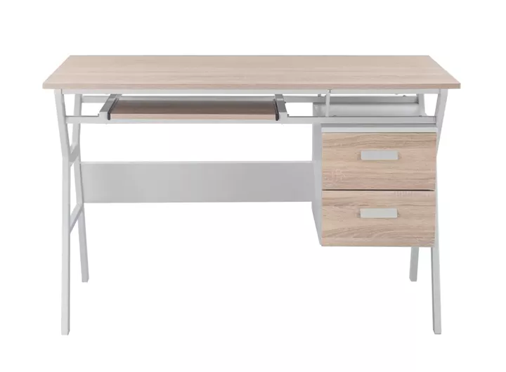 DESK VITINO HM2130.01, SONAMA-WHITE, 120X60X76H