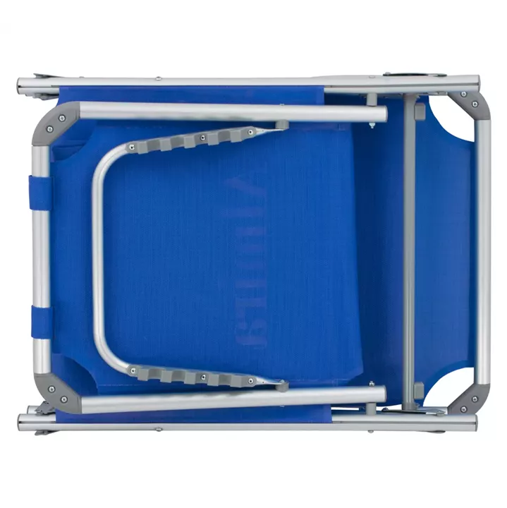 ΞΑΠΛΩΣΤΡΑ ΠΑΡΑΛΙΑΣ ALMIRA HM5054.01 ΒΑΡΕΩΣ ΤΥΠΟΥ ΜΠΛΕ ΑΛΟΥΜΙΝΙΟΥ 188x58x28-80Υ εκ.