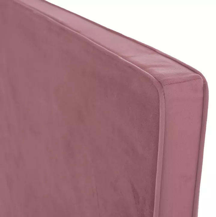 BED ALLIE HM584.12 160X200 WITH STORAGE SPACE- DUSTY PINK  VELVET