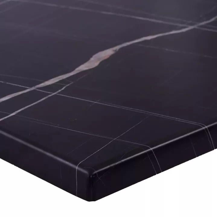 TABLE TOP BLACK MARBLE 741 WERZALIT 80x80 HM5231.13