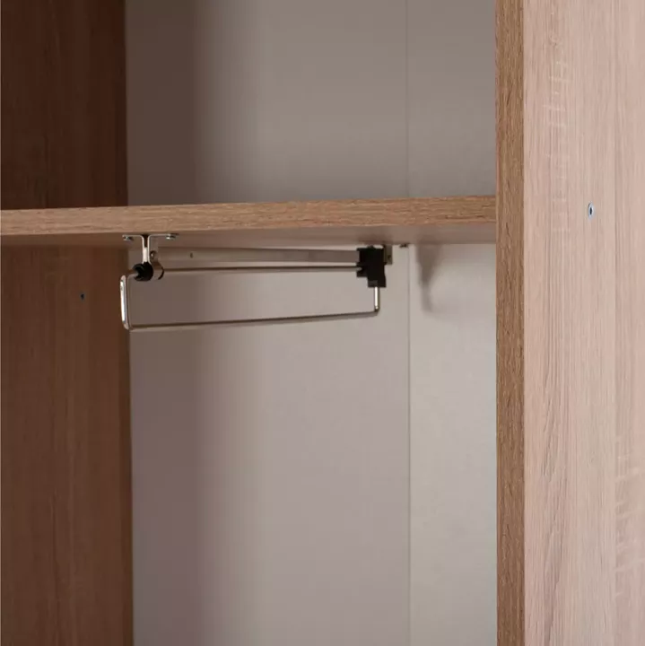 ENTRANCE FURNITURE WITH SLIDING WARDROBE AND MIRROR SONAMA HM2424 120X45X210Yec.