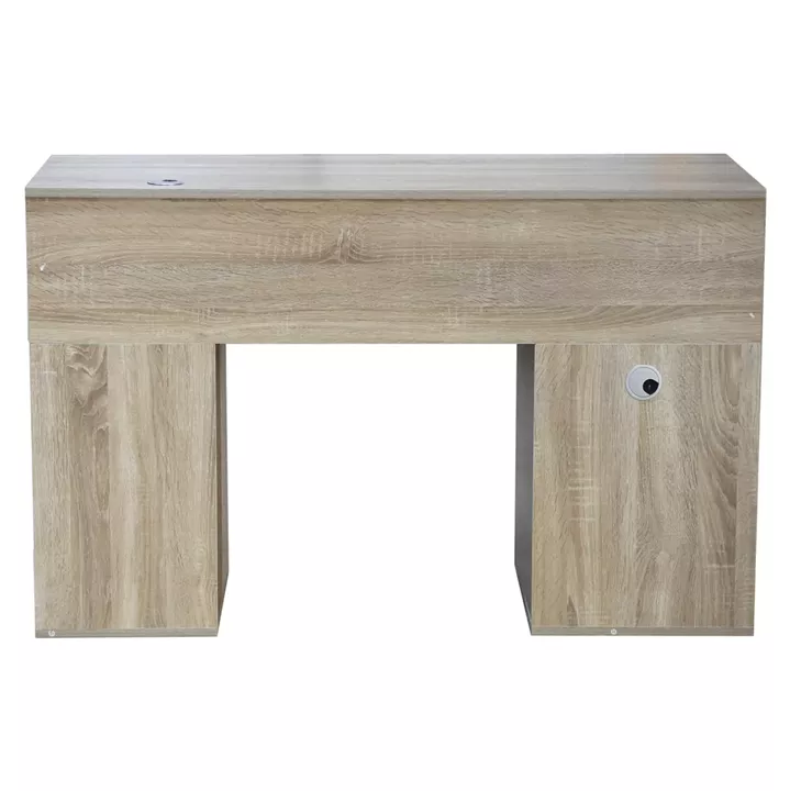 MELAMINE DESK STATUS HM2026.02 SONOMA-WHITE 120Χ55Χ76 cm.