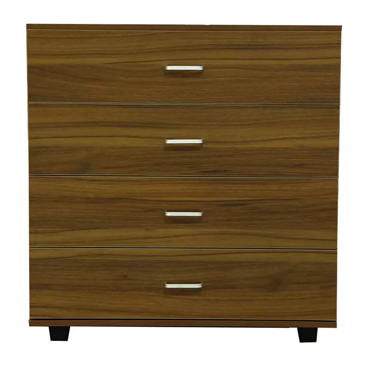 HM8996.02 4-drawer cabinet THORG, walnut, melamine, 80x40x83H