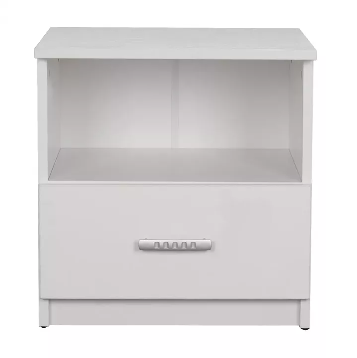 ΚΟΜΟΔΙΝΟ ADLER ΜΕΛΑΜΙΝΗΣ ΛΕΥΚΟ HM2431.03 45x40x48 εκ.