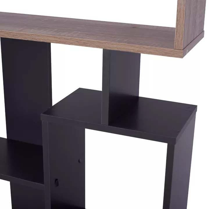 BOOKCASE CHANDLER HM8769.02 90X19.5X130 GRAY