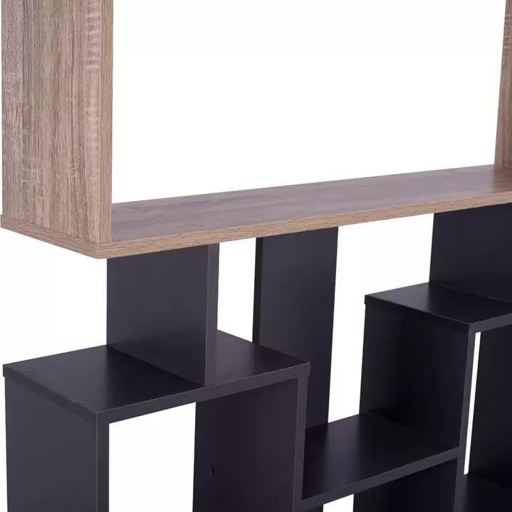 BOOKCASE CHANDLER HM8769.02 90X19.5X130 GRAY