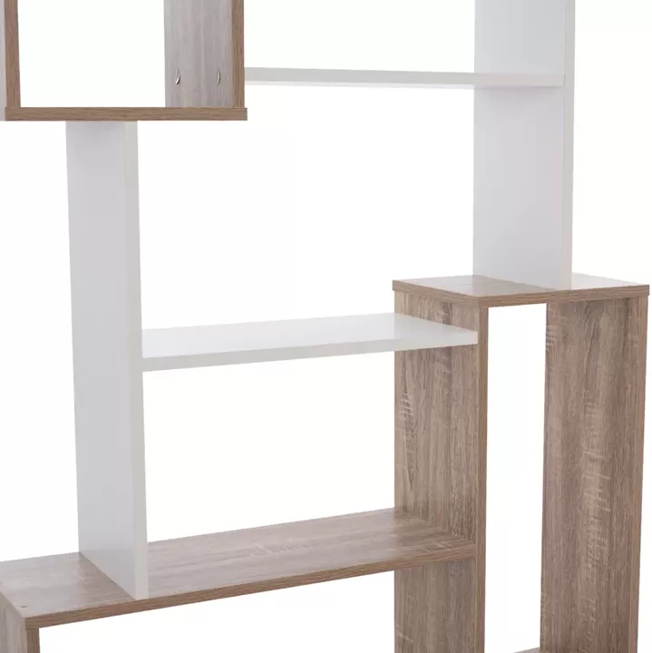BOOKCASE  SHAY HM8768.01 85X22X140 WHITE