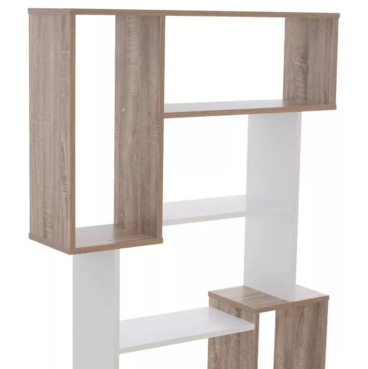 BOOKCASE  SHAY HM8768.01 85X22X140 WHITE