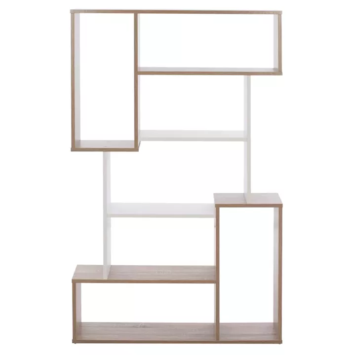BOOKCASE  SHAY HM8768.01 85X22X140 WHITE