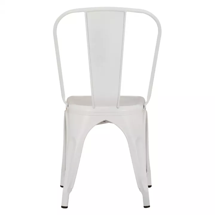ΚΑΡΕΚΛΑ ΜΕΤΑΛΛΙΚΗ MELITA ΣΕ ΛΕΥΚΟ MAT  43x50x82Υ εκ. HM8641.21