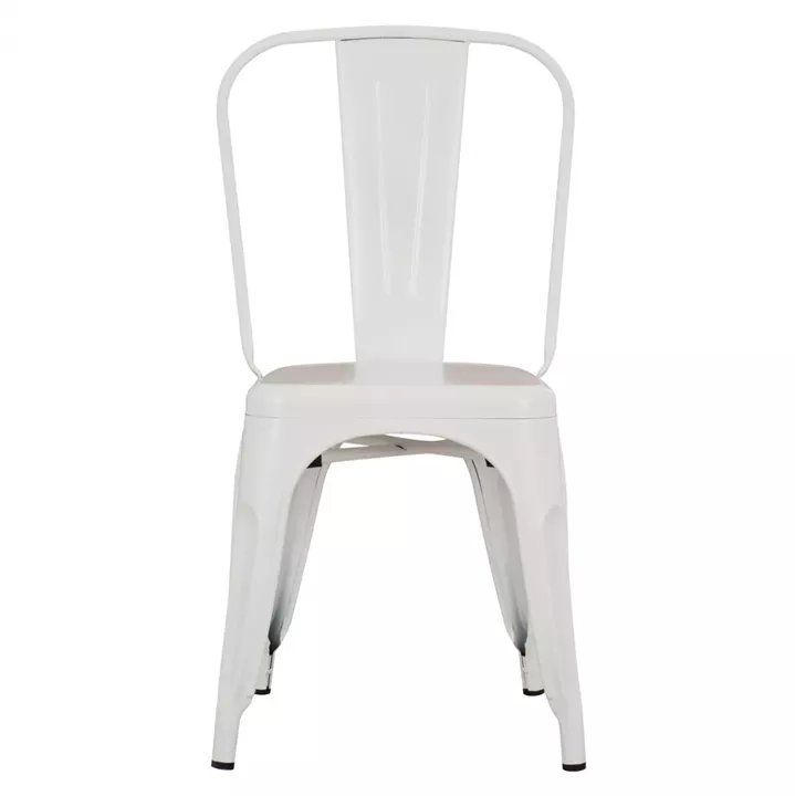 ΚΑΡΕΚΛΑ ΜΕΤΑΛΛΙΚΗ MELITA ΣΕ ΛΕΥΚΟ MAT  43x50x82Υ εκ. HM8641.21