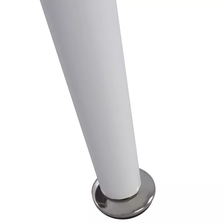 DINING TABLE WHITE METAL LEGS -GLASS HM8498.03 120X70X75H