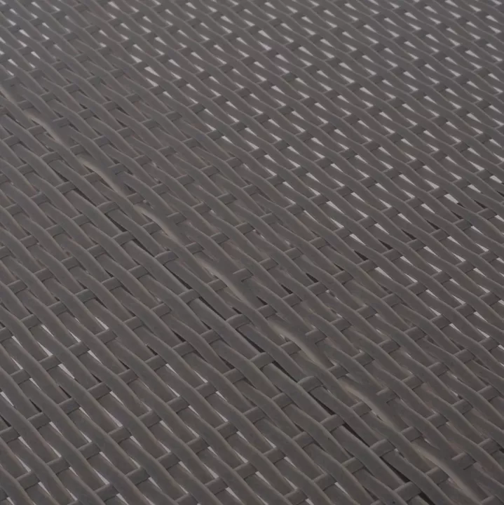 ΤΡΑΠΕΖΙ ΜΕΤΑΛΛΙΚΟ MINSK RATTAN ΓΚΡΙ HM5507.01 150x90x75Υ εκ.