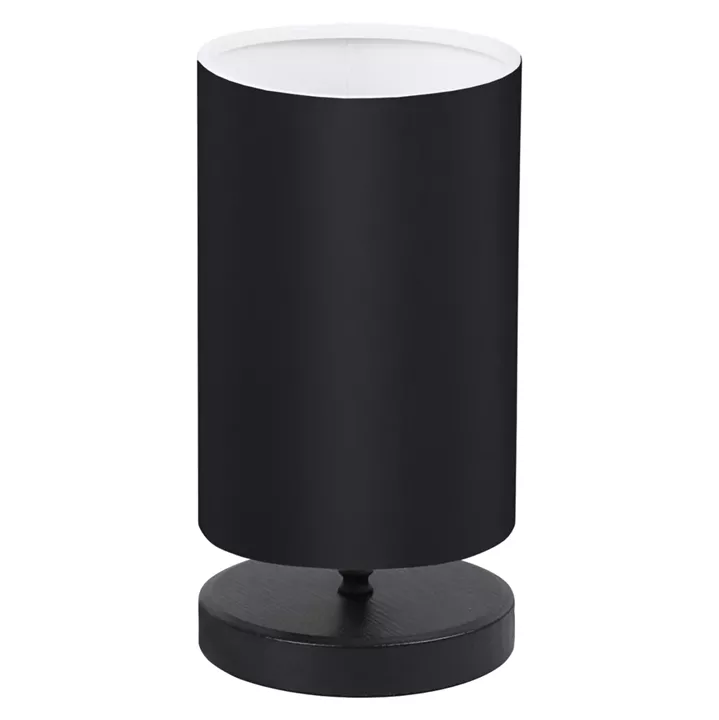 TABLE LAMP HM7595.02 BLACK BASE, BLACK CAP