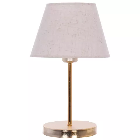 TABLE LAMP HM7600.02 GOLD BASE AND COLUMN, BLACK CAP
