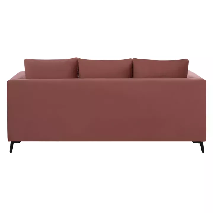 ΡONZA corner sofa, dusty pink, high leg, 2pcs, reversible, stain-resistant and water-repellent fabric