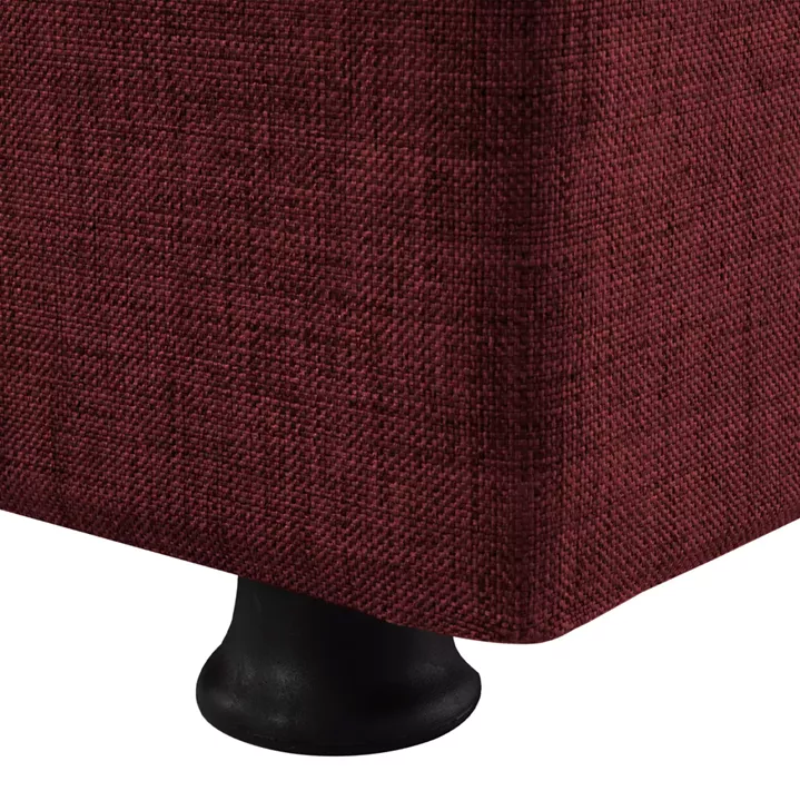 ANDRI HM3239.06, SOFA-BED, 3 SEATER, RED FABRIC