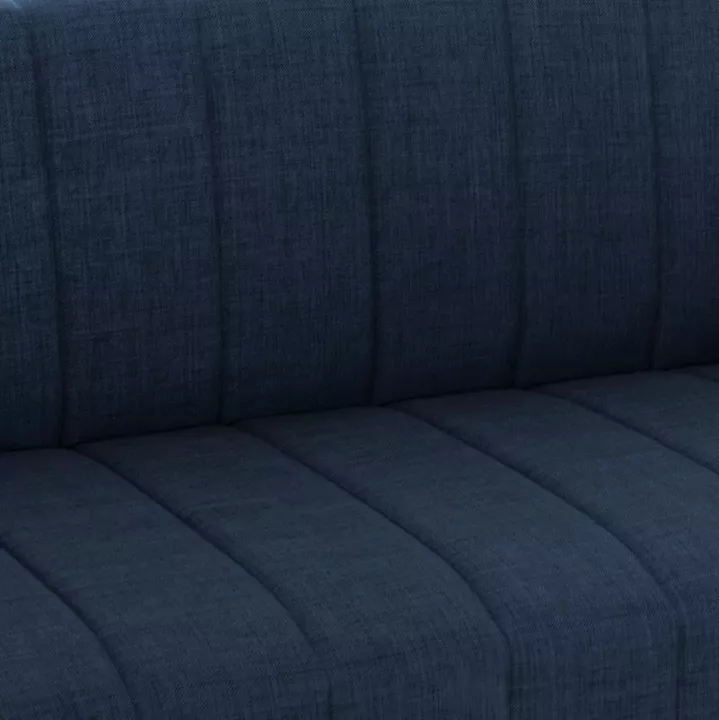 ANDRI HM3239.07, SOFA-BED, 3 SEATER, BLUE FABRIC