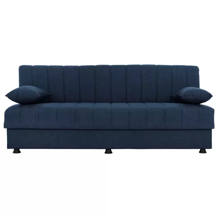 ANDRI HM3239.07, SOFA-BED, 3 SEATER, BLUE FABRIC