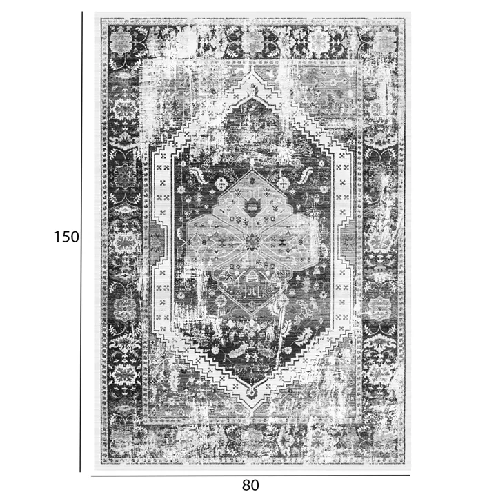 JOSIANE, HM7676.11 80X150cm, grey-white area rug