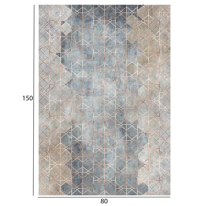 JOSIANE, GOLD CELLULAR AREA RUG, HM7676.16 80X150cm
