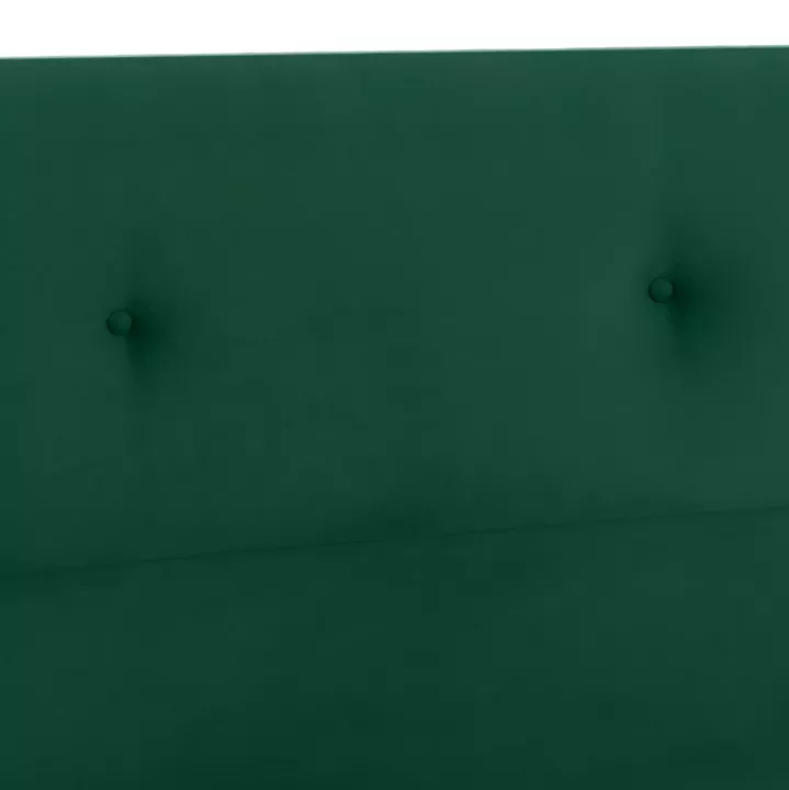 HM637.13 BED DOLORES, CYPRESS GREEN VELVET, 150X200
