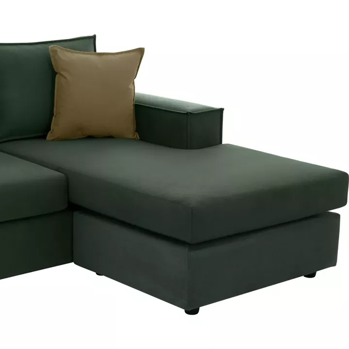 CORNER SOFA MONACO ΗΜ3257.17 INTERCHANGEABLE GREEN 240x170x86