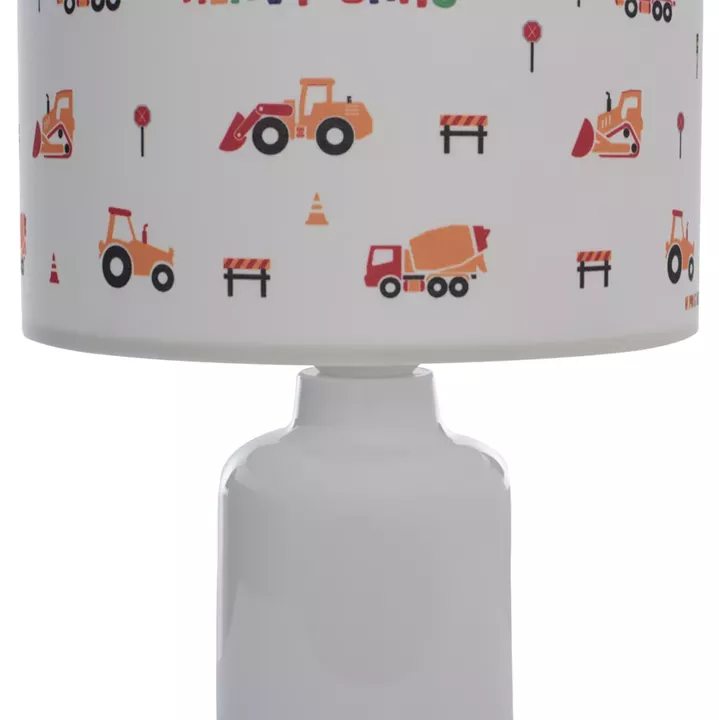 TABLE LAMP BALOO HM7577.04 KID'S ROOM FABRIC CYLINDRICAL 