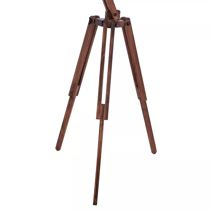 FLOOR STANDING LAMP CRANE WITH TRIPOD AND ARM BEIGE CAP 54x54x170Hcm.HM7694.01