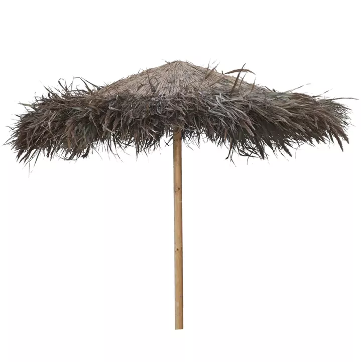 BEACH UMBRELLA TROPICAL WITH SUPPORT BEAMS Φ240x270Hcm.HM5897
