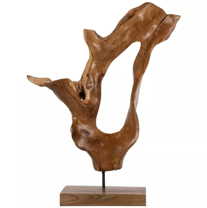 TABLE DECOR HM7713 SOLID TEAK WOOD NATURAL 26Χ16Χ70H