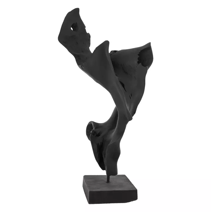TABLE DECOR HM7714 SOLID TEAK WOOD BLACK 26Χ16Χ70H