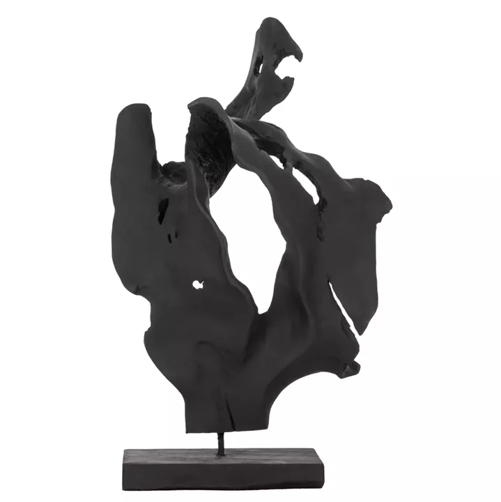 TABLE DECOR HM7714 SOLID TEAK WOOD BLACK 26Χ16Χ70H